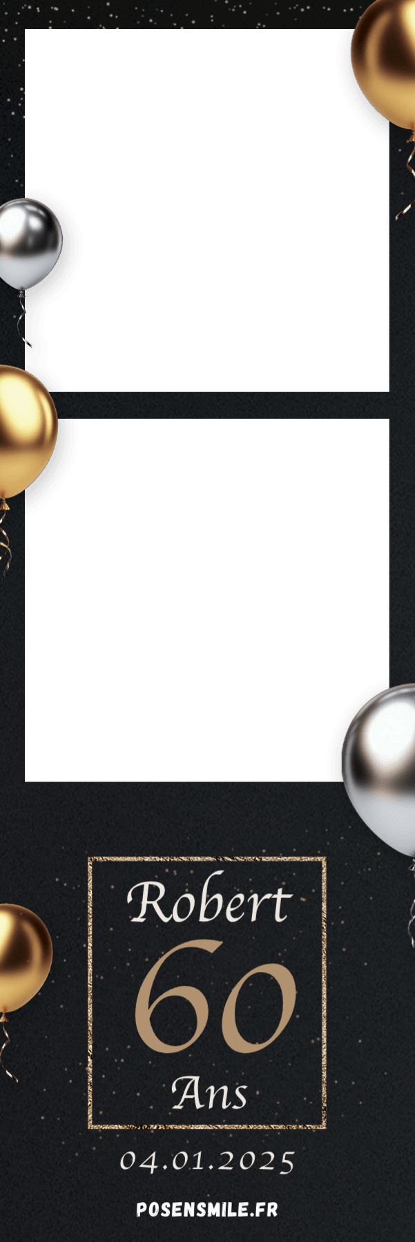 Format bandelette 5x15cm - Impression photobooth marque-page